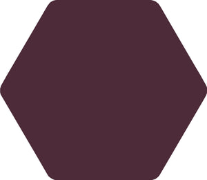 Hexagon Palette Burgundy 25.8cm x 29cm