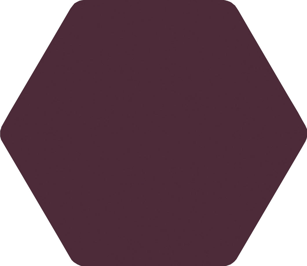 Hexagon Palette Burgundy 25.8cm x 29cm